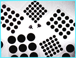 丸型カーボン両面シール