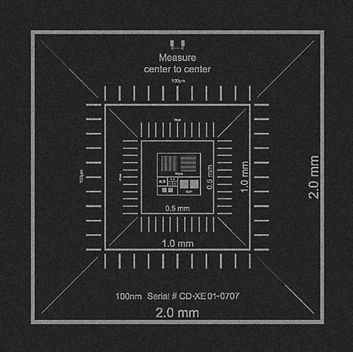 CD倍率較正試料